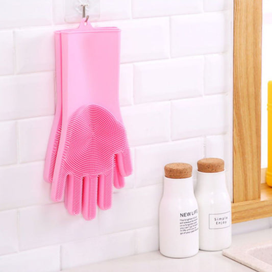 2pcs β Silicone Washing Gloves