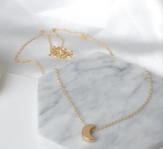 Trendy Half Moon Pendant
