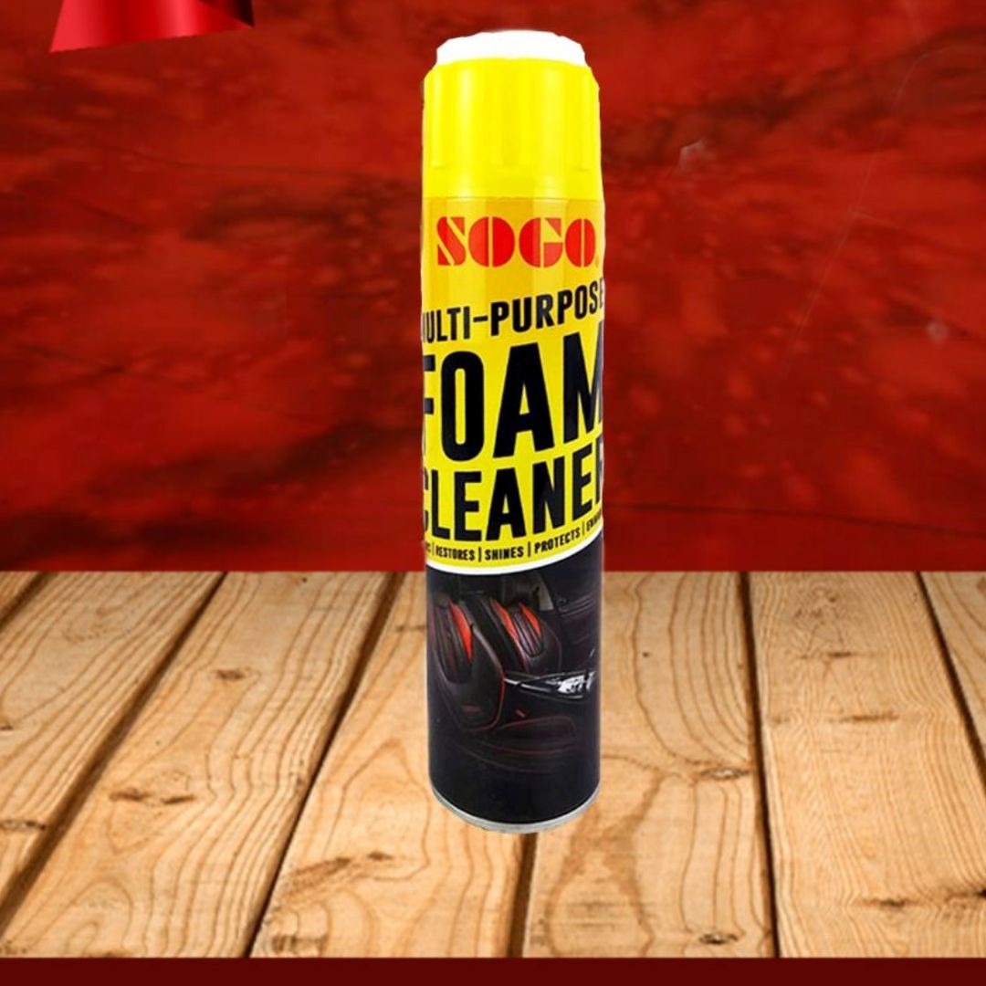 Sogo Multi-Purpose Foam Cleaner (650ml) – High-Performance Deep Cleaning Agent for Automotive Interiors, Home Upholstery, and Multi-Surface CareSogo Multi-Purpose Foam Cleaner (650ml) – High-Performance Deep Cleaning Agent for Automotive Interiors, Home U