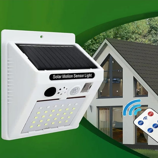 Alarm Sound Security Solar Lamp with Motion Detector & Remote Control β Solar Animal Repeller Light