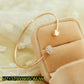 Bracelet Golden Double Heart Adjustable Korean