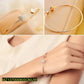 Bracelet Golden Double Heart Adjustable Korean