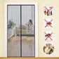 Black auto seal magnetic screen Door mesh curtain