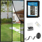 Black auto seal magnetic screen Door mesh curtain