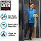 Black auto seal magnetic screen Door mesh curtain