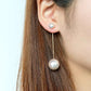 AWJ-157 Elegant Pearl Hanging Korean Earrings – Stylish, Lightweight & Trendy Fashion Jewelry