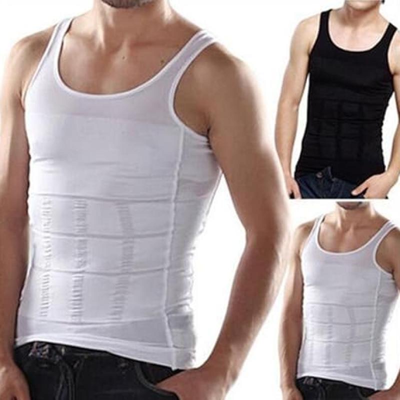 Slim N Lift Slimming Vest Men White