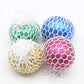 Anti Stress Mesh Squishy Ball Squeeze Grape Ball (Pack Of 3)(Random Color)