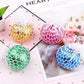 Anti Stress Mesh Squishy Ball Squeeze Grape Ball (Pack Of 3)(Random Color)