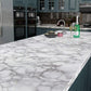 Self Adhesive White Marble Sheet For Kitchen – Waterproof, Heat And Oil Resistant Wallpap Er For Countertops, Cabinets, And Furniture(60x200)