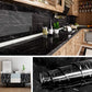 Self Adhesive Black Marble Sheet For Kitchen – Waterproof, Heat And Oil Resistant Wallpap Er For Countertops, Cabinets, And Furniture(60x200)