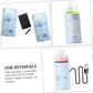 Portable USB Baby Bottle Warmer – Universal Insulated Milk Heater Sleeve For Travel And Home Use (Without Feeder)