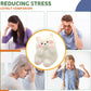 Stress Relief  Squishi Funny Novelty Cute Animals Stress Relieving Fidget For Boys Girls Birthday Party Gifts Anxiety&Relaxation For Kids Teenage (White)