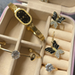 Elegant Butterfly Jewelry Gift Set – 6-Piece Gold-Tone Collection with Luxury Travel Case