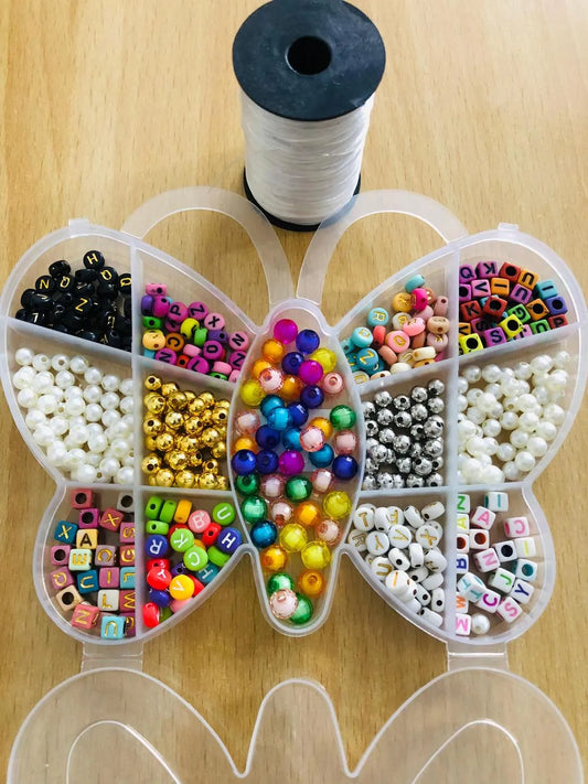 Jewellery Beads / Beads Set with Alphabets beads and Crystal