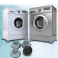 4Pcs Washer Foot Pad Anti Vibration Pads Washing Machine Holder Dryer Shock Support Prevent Moving Non-Slip Home Supplies