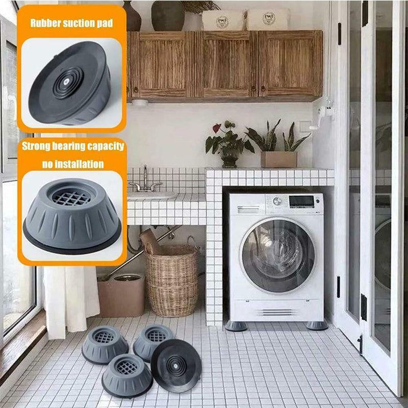 4Pcs Washer Foot Pad Anti Vibration Pads Washing Machine Holder Dryer Shock Support Prevent Moving Non-Slip Home Supplies