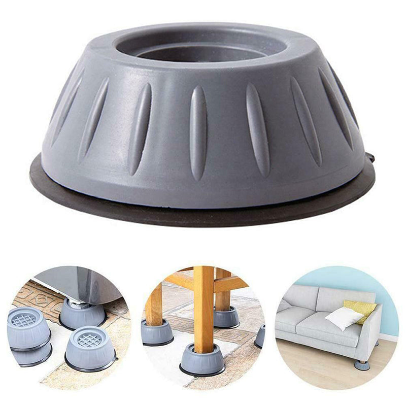 4Pcs Washer Foot Pad Anti Vibration Pads Washing Machine Holder Dryer Shock Support Prevent Moving Non-Slip Home Supplies
