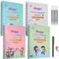Sank Magic Practice Copybook | 4 Packs Reusable Writing Book