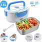 Multi-Functional Stainless Steel Electric Lunch Box – Portable Food Heater with Removable Container (Random Color)