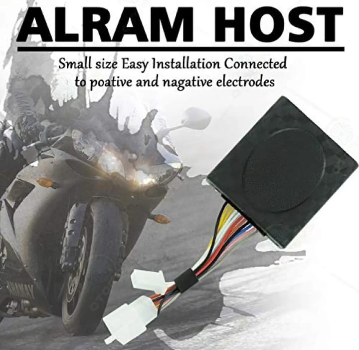 HJG Motorcycle Remote Security Lock Anti Theft Alarm System For Bike Motorcycle Self Start Function for 70cc and cg125 and all bikes